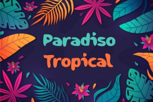 Paradiso Tropical Font Download