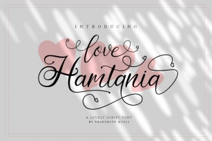 Love Hamtania Font Download