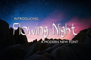 Flowing Night Font Download
