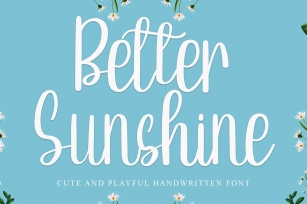 Better Sunshine Font Download