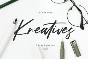 Kreatives Script Display Font Download
