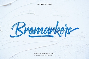 Bromarkers Font Download