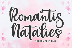 Romantis Natalies Duo Font Download