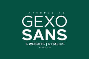 Gexo Sans Font Download
