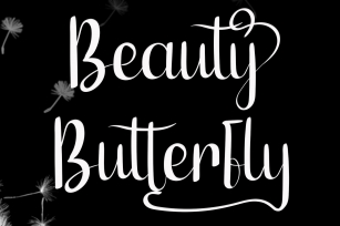 Beauty Butterfly Font Download