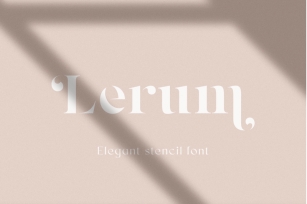 Lerum INTRO SALE 30% Font Download