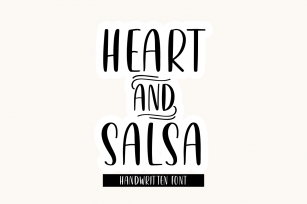 Heart  Salsa Font Download