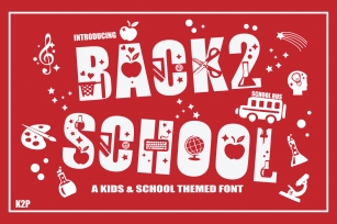 Back 2 School Font Download