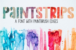 Paint Strips Font Download