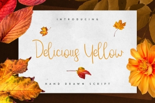Delicious Yellow Font Download