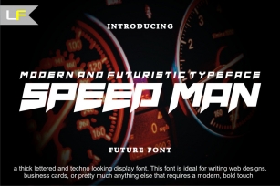 Speed Man Font Download