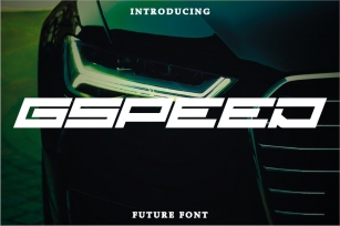 Gspeed Font Download