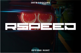 Rspeed Font Download