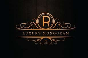 Luxury Monogram Font Download