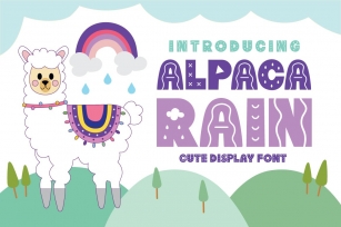 Alpaca Rain Font Download