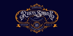 Rusty Store Font Download