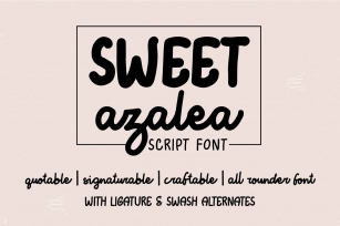 Sweet Azalea Font Download