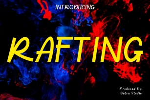 Rafting Font Download