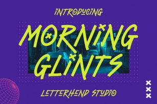 Morning Glints Font Download