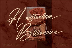 Amsterdam Billionaire Font Download