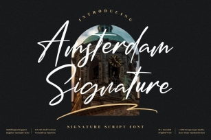 Amsterdam Signature Font LS Font Download