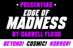 Edge Of Madness Font Download