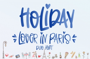Holiday Lover in Paris Font Download