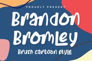 DS Brandon Bromley - Cartoon Style Font Download