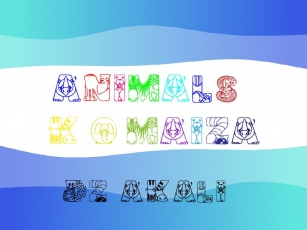 Animals Komaiza Font Download