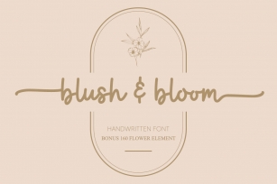 Blush  Bloom Font Download