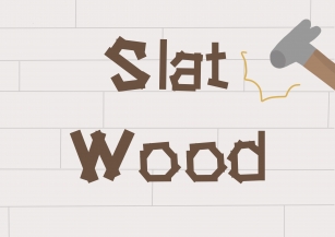 Slat Woods Font Download
