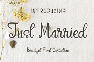 Just Married Font Download