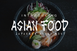 Asian Food Font Download