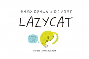 Lazycat kids Font Download