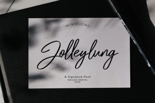 Jolleylung Signature Font Font Download