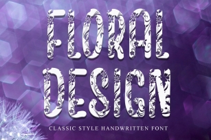 Floral Design Font Download