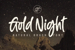 Gold Nigh Font Download