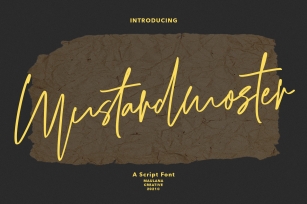 Mustardmoster Script Font Download