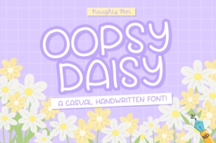 Oopsy Daisy Casual Handwritten Font Font Download