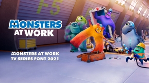 Monsters at Work Font Download