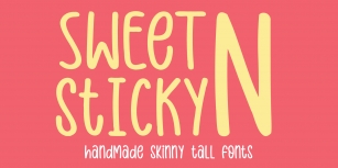 Sweet N Sticky Font Download