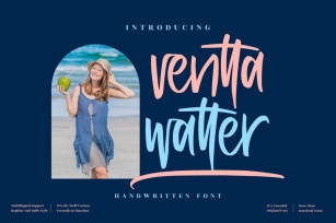 Ventta Watter Handwritten LS Font Download