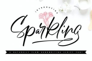 Sparkling | Handwriting Script Font Font Download