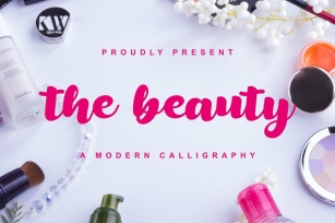 DS The Beauty - Modern Calligraphy Font Download