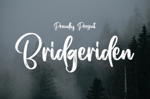 Bridgeriden Font Download