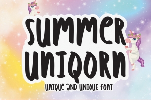 Summer Uniqorn Font Download