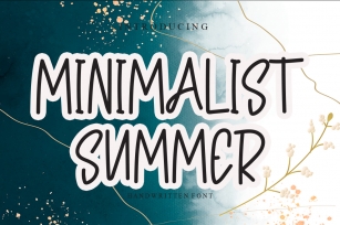 Minimalist Summer Font Download