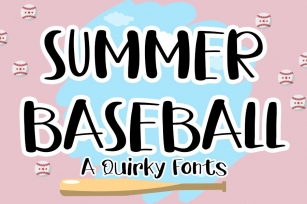 Summer Baseball Font Download