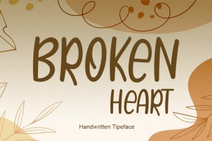 BROKEN HEART Font Download