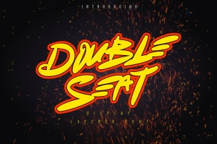 Double Seat Font Download